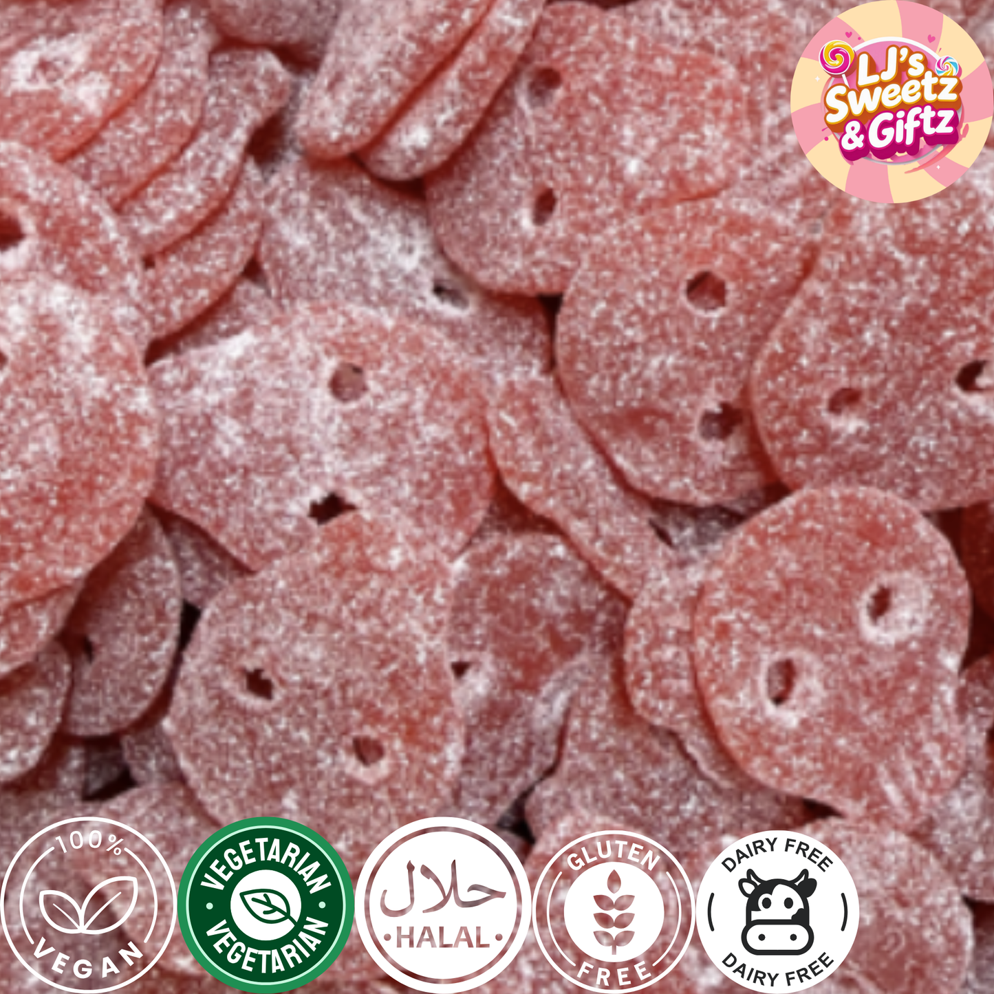 Sour Strawberry Skulls 300g