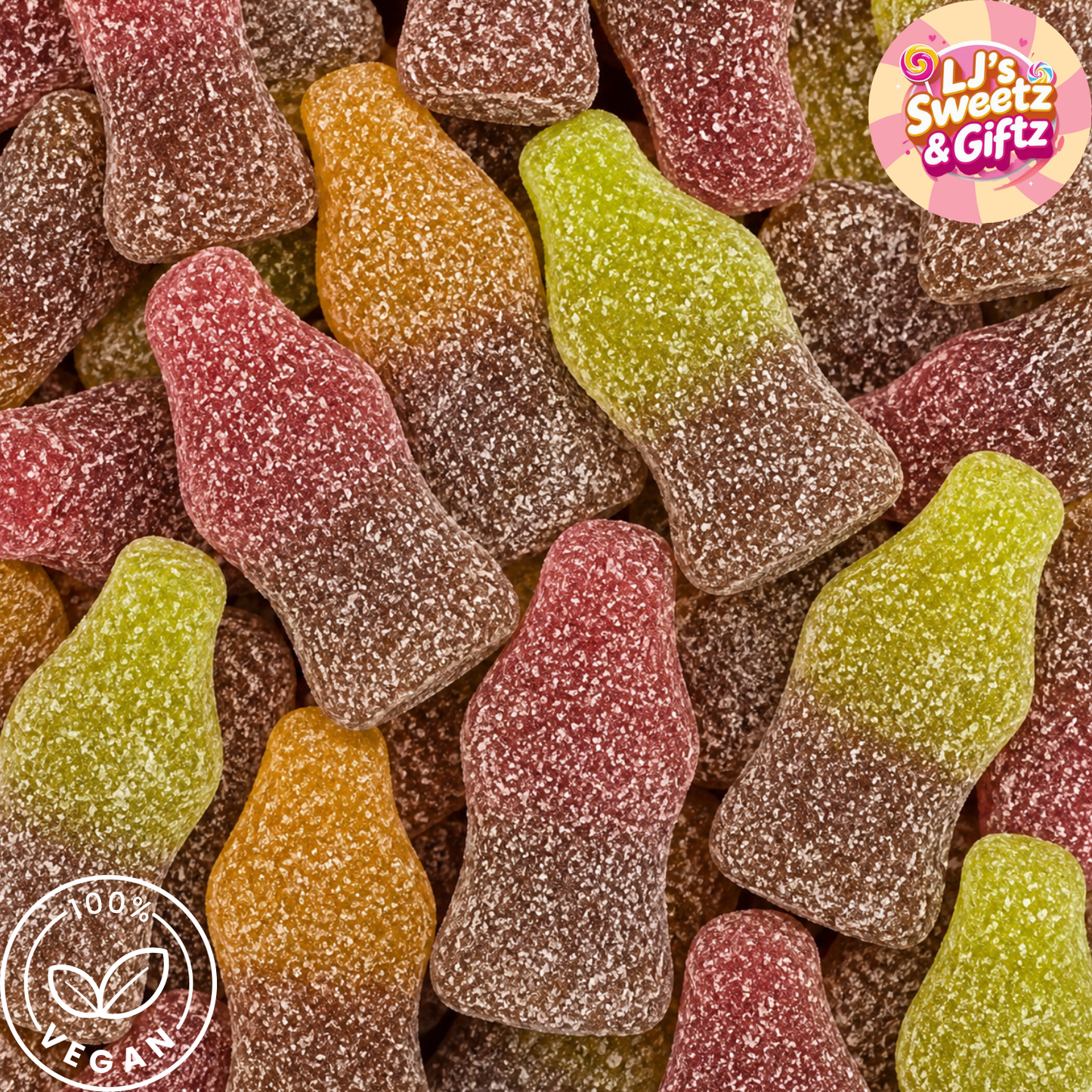 Tropical Cola Bottles 300g