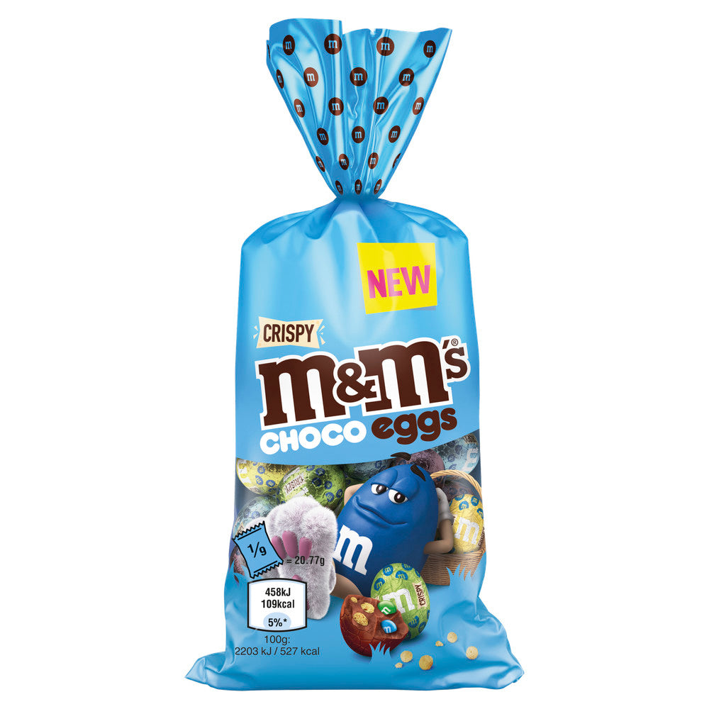 M&M's Moulded Crispy Choco Eggs 187g 9/26