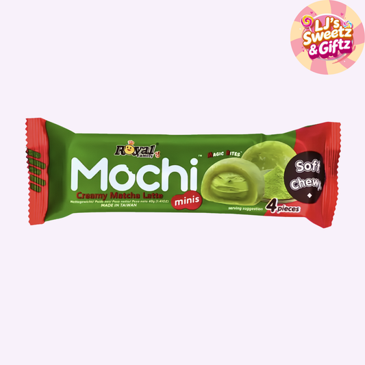 Royal Mochi Matcha Latte Snack Pack 40g