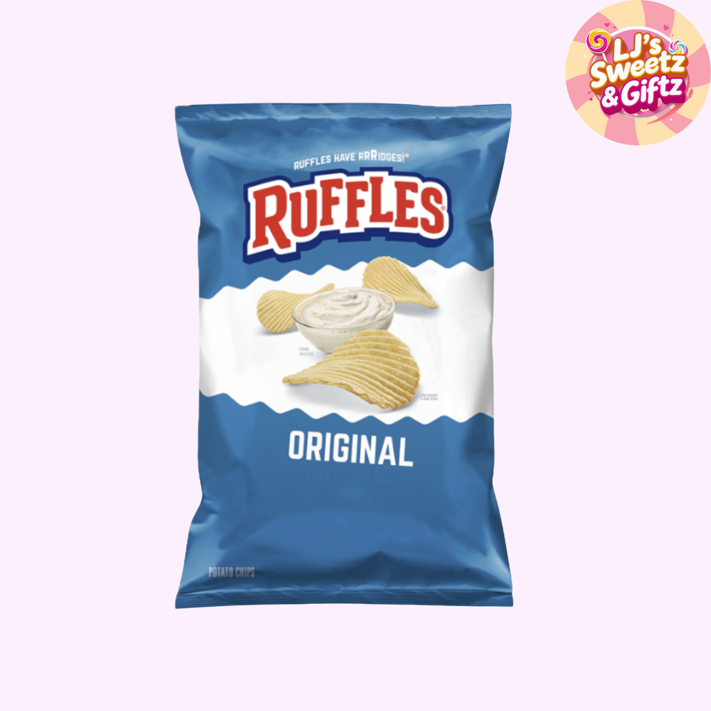 Ruffles Potato Chips Regular (184g) USA