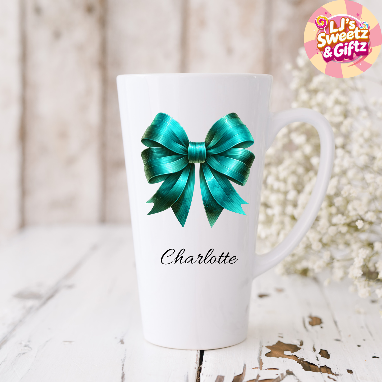 Bow Latte Mug