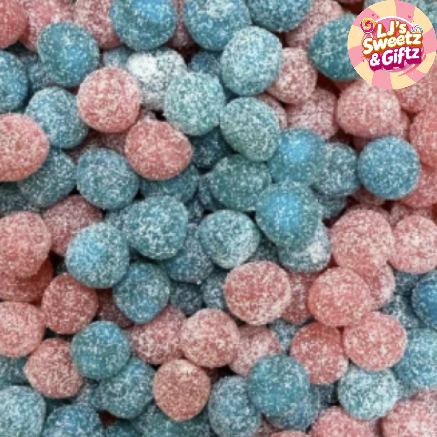 Sour Jelly Filled Bubblegum Balls 300g