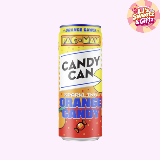 Candy Can Pac Man Orange Flavour Can