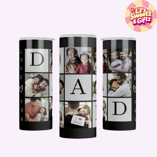 6 Photo Dad Tumbler