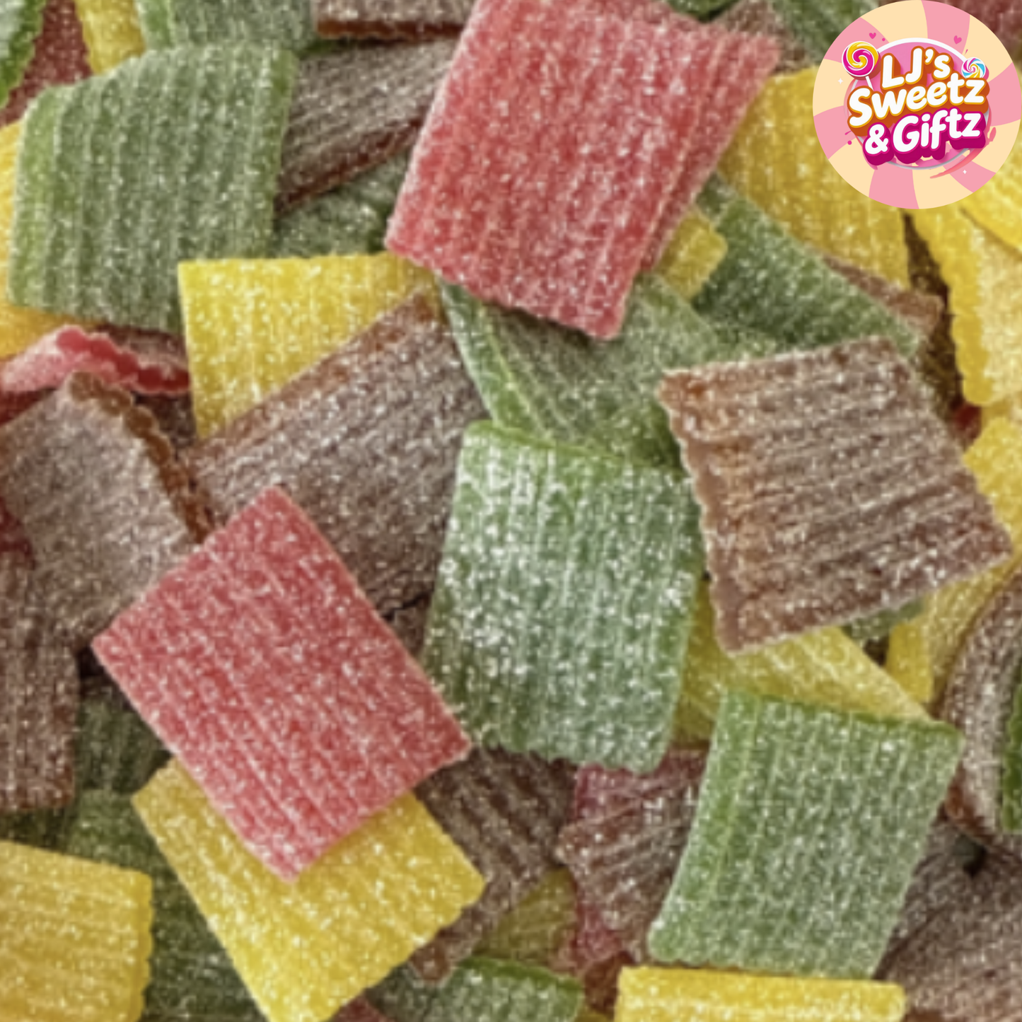 Haribo Sour Fruit Carpets 300g