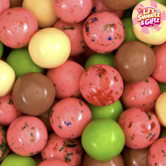 Sour Ice Cream Sundae Bubble Gum Balls 300g