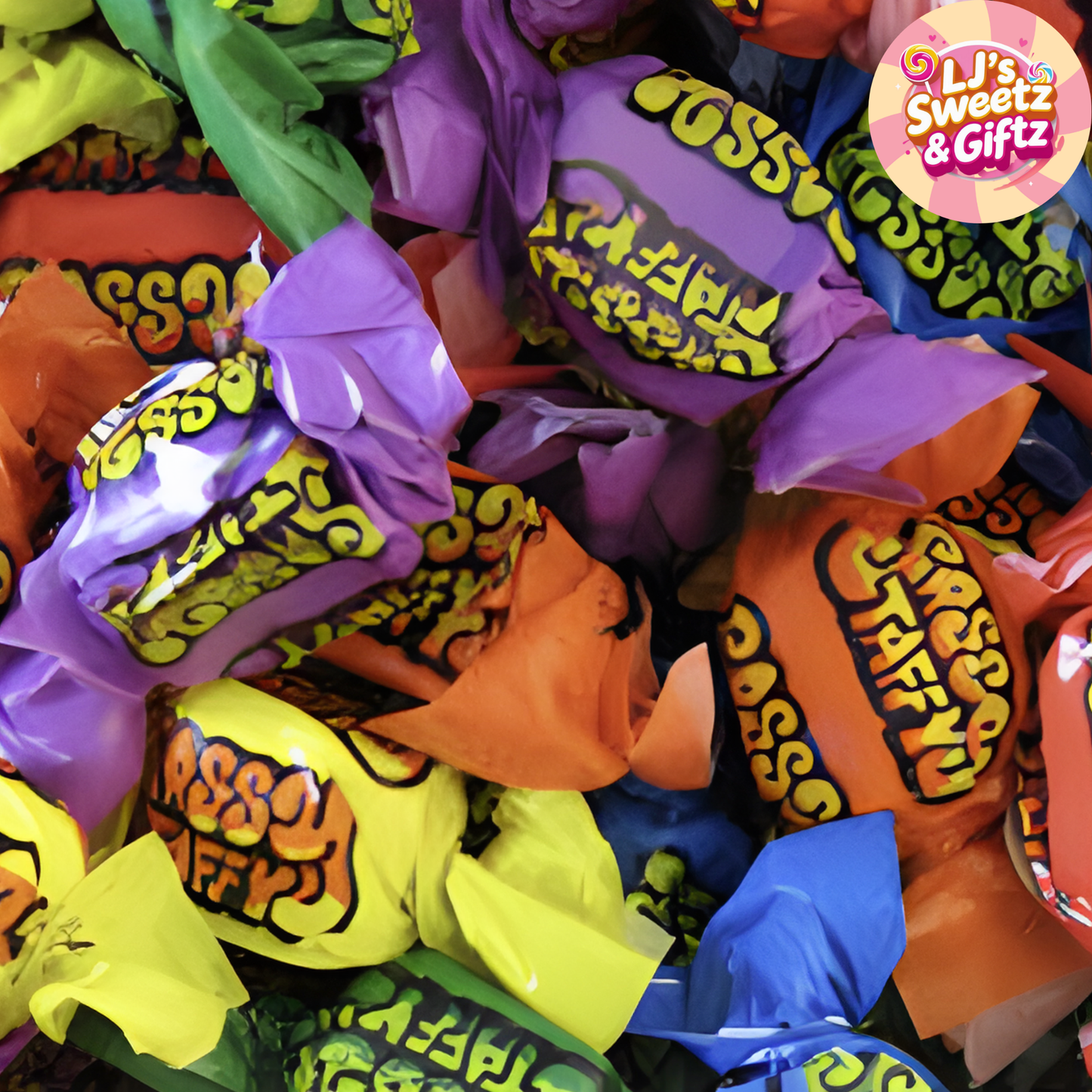 Taffy Town Sassy Sour Fruits Salt Water Taffy
