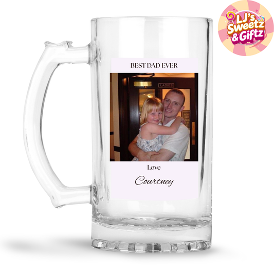 Personalised Beer Glass 16oz