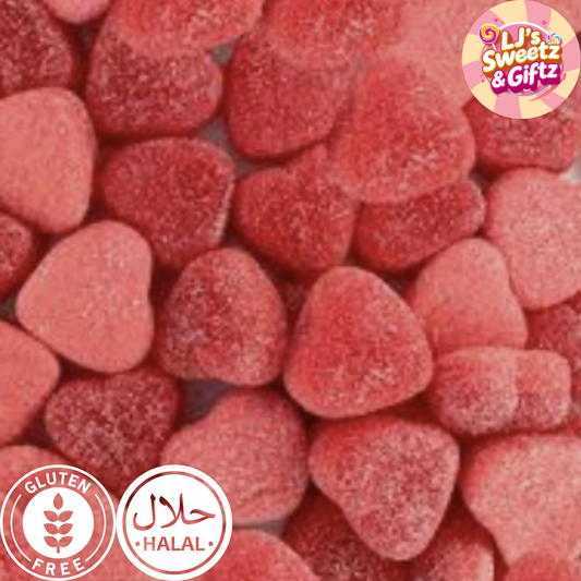 Strawberry Filled Hearts 300g