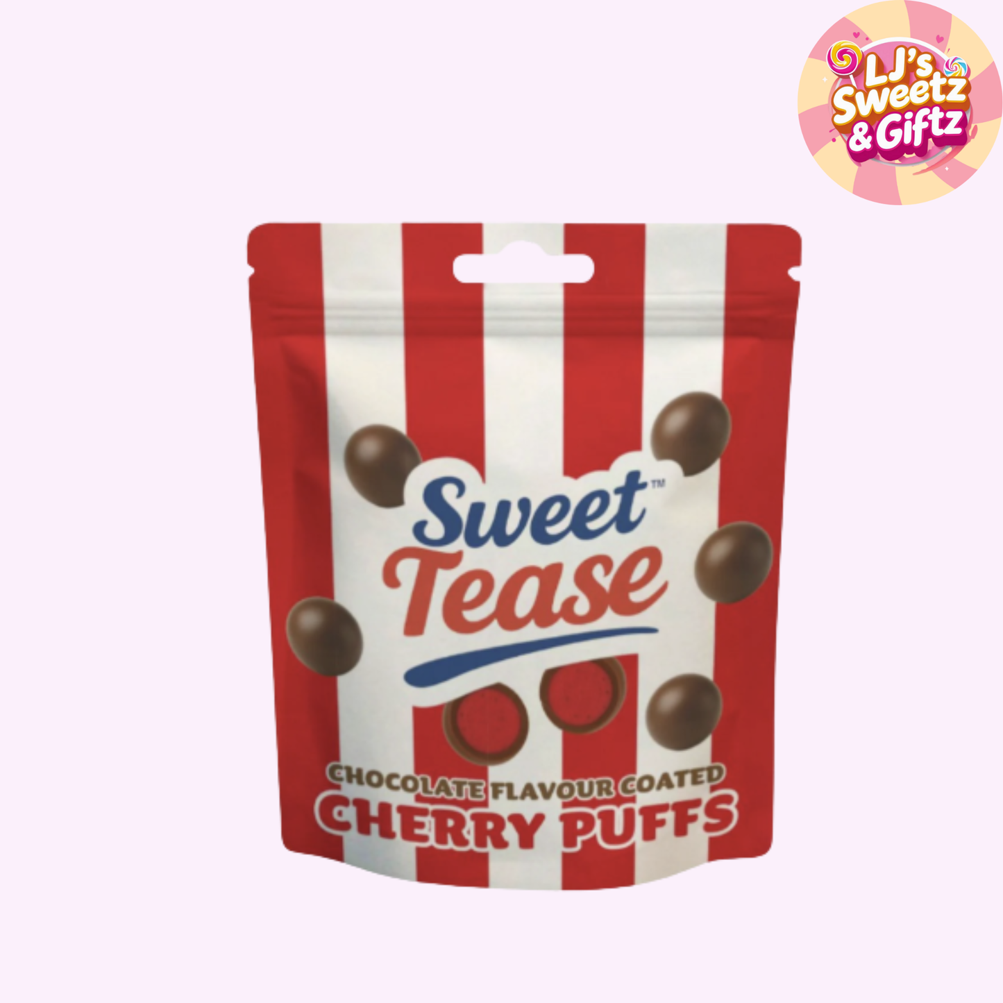 Sweet Tease Cherry Puffs 80g USA