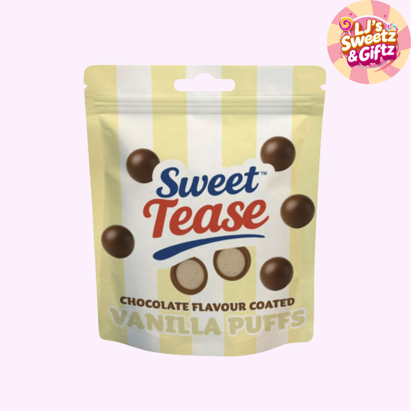 Sweet Tease Vanilla Puffs 80g USA